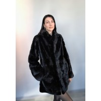 шуба норка памела махагон