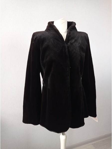 Шуба Норка Чорна Калібра